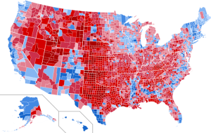 2012nationwidecountymapshadedbypercentagewon