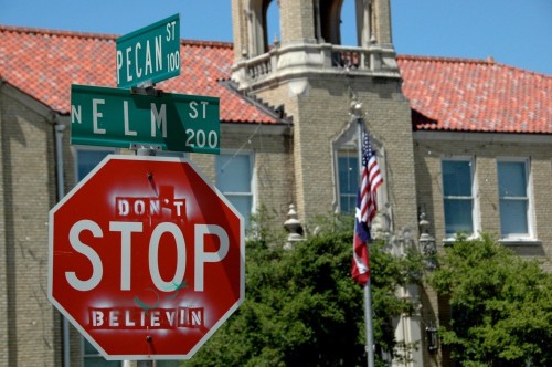 A comedic approach to understanding why vandalizing signs can damage the Internet of Cars. Source: WikiMedia