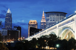 Cleveland skyline