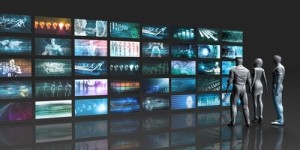 Futuristic Video Wall
