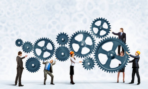 Teamwork concept