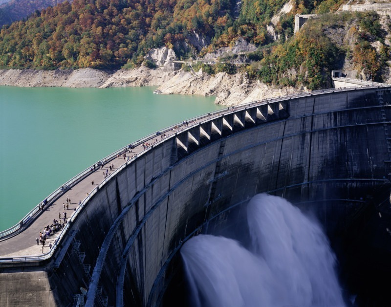 Kuroyon Dam, Kurobe, Japan